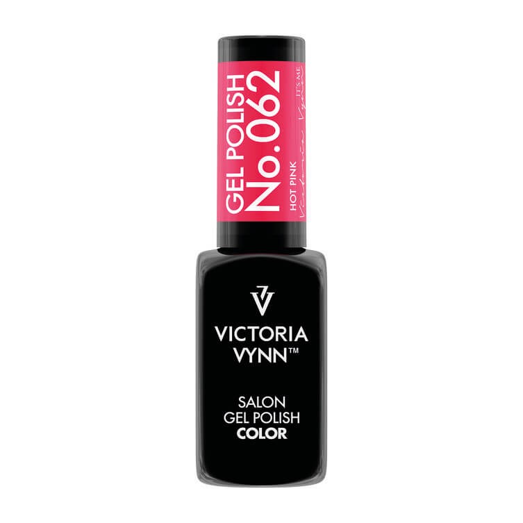 GEL POLISH COLOR NO. 062 HOT PINK