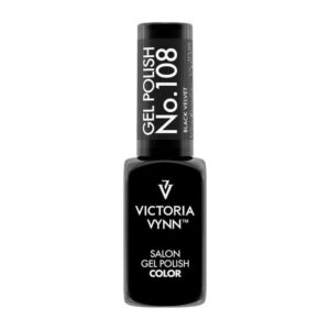 Gel Polish Color No. 108 Black Velvet