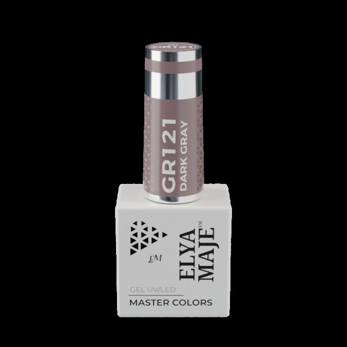 Vernis Semi Permanent – Master Color 121 – Dark gray – Elya Maje