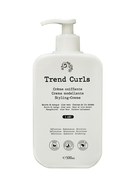 Crème coiffante Cheveux Bouclés frisées Type 3ABC